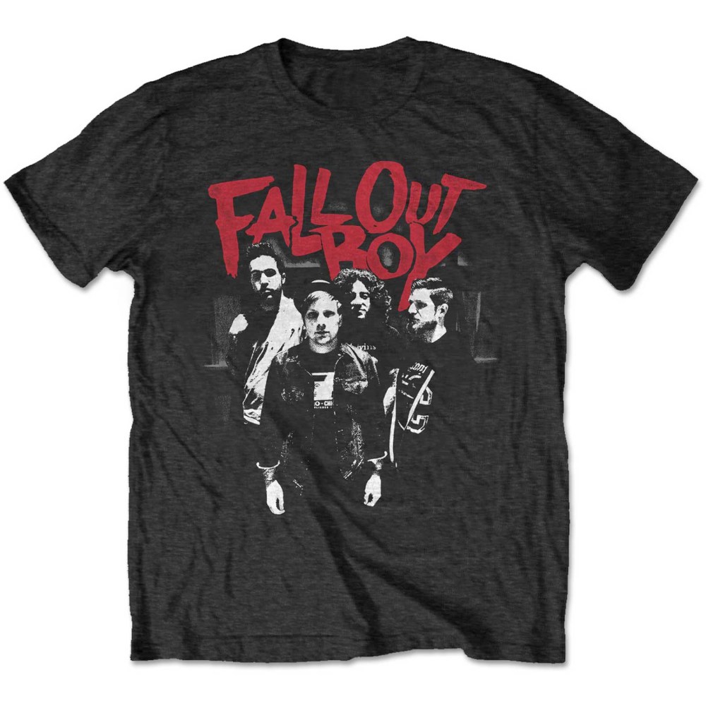 Fall Out Boy - Punk Scratch Heren Tshirt - Zwart